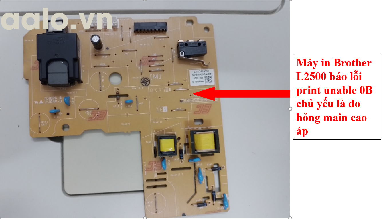 Sửa Máy in Brother L2500 / 2520 / 2701d/ 2701dw / 2321d/ 2361dn / 2366dw 0 Báo Lỗi print unable 0B-aalo.vn